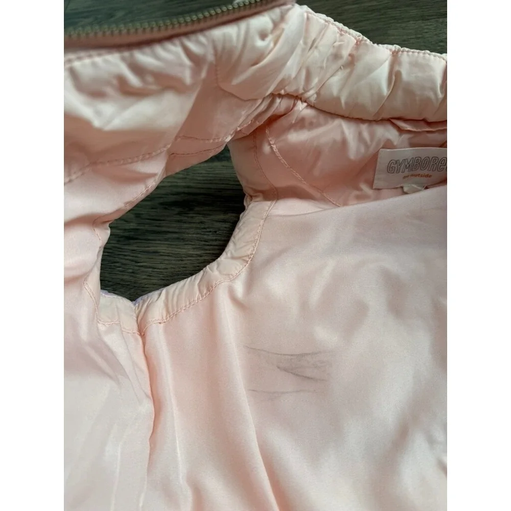 EUC‎ Kids Girls Gymboree puffer vest colorblock size S 5-6